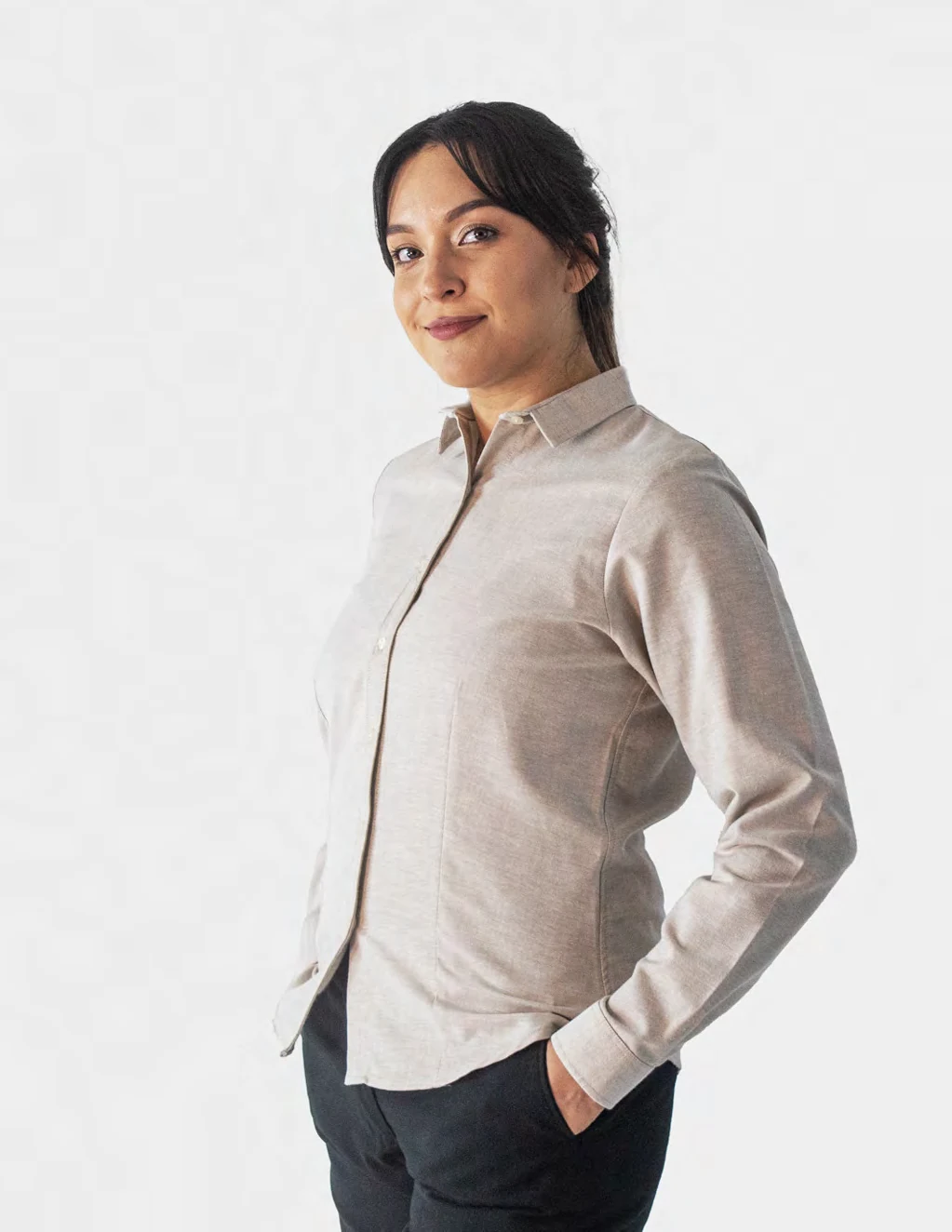 Blusa clásica Oxford